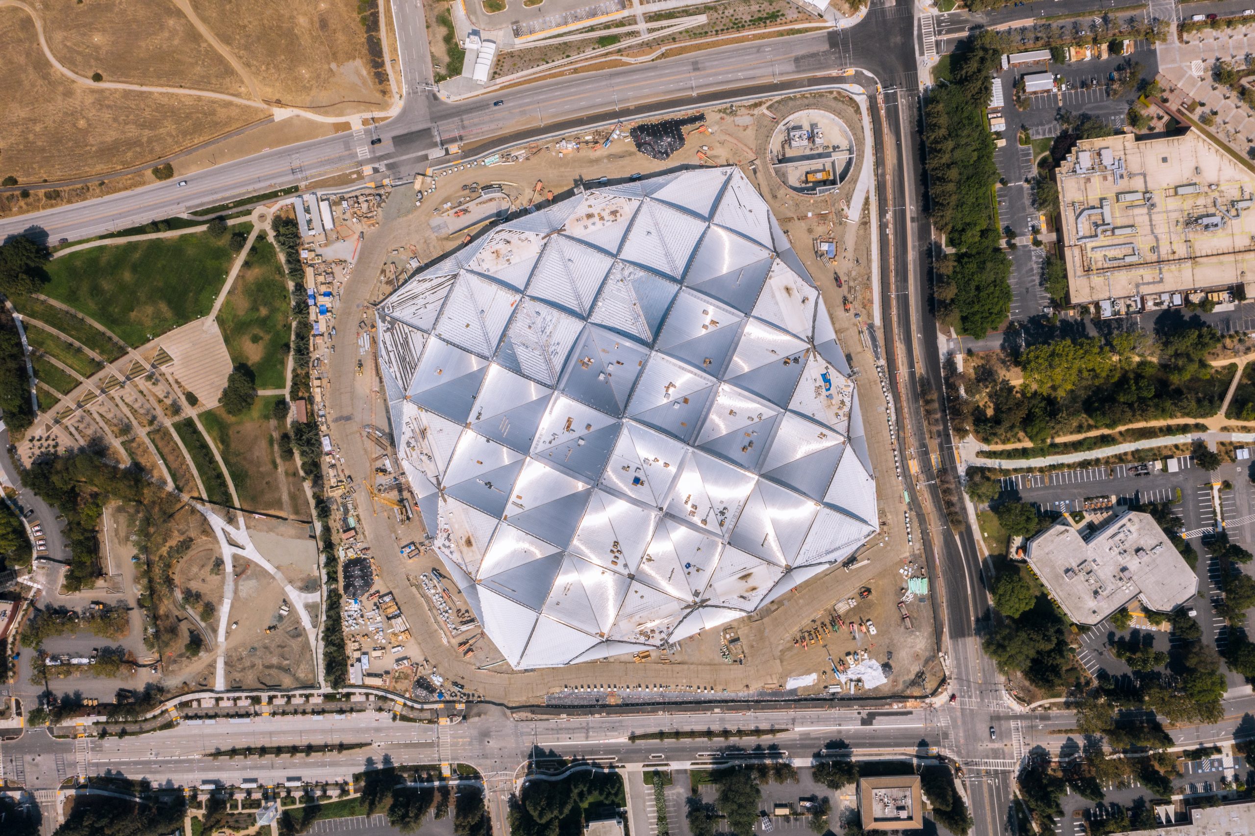 Silicon Valley Landmark from Above